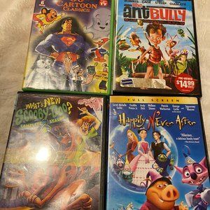Lot 4 Kids Children Animation DVD's